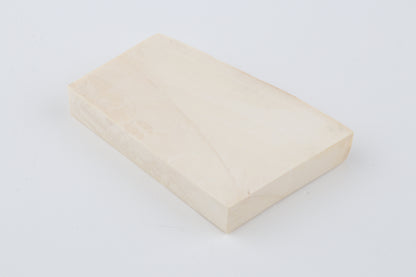 White mammoth ivory segment