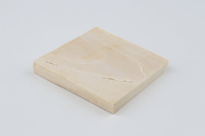 White mammoth ivory segment