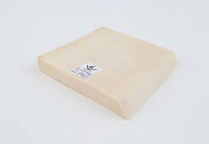 White mammoth ivory segment