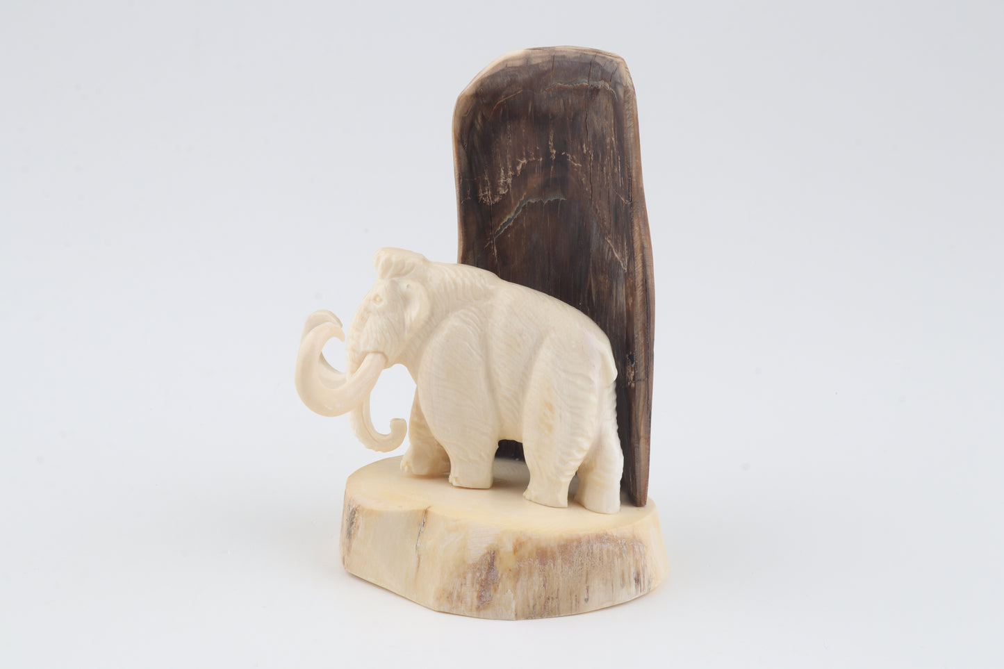Carved woolly mammoth ivory figurine