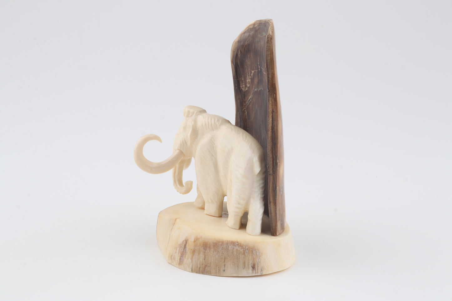 Carved woolly mammoth ivory figurine