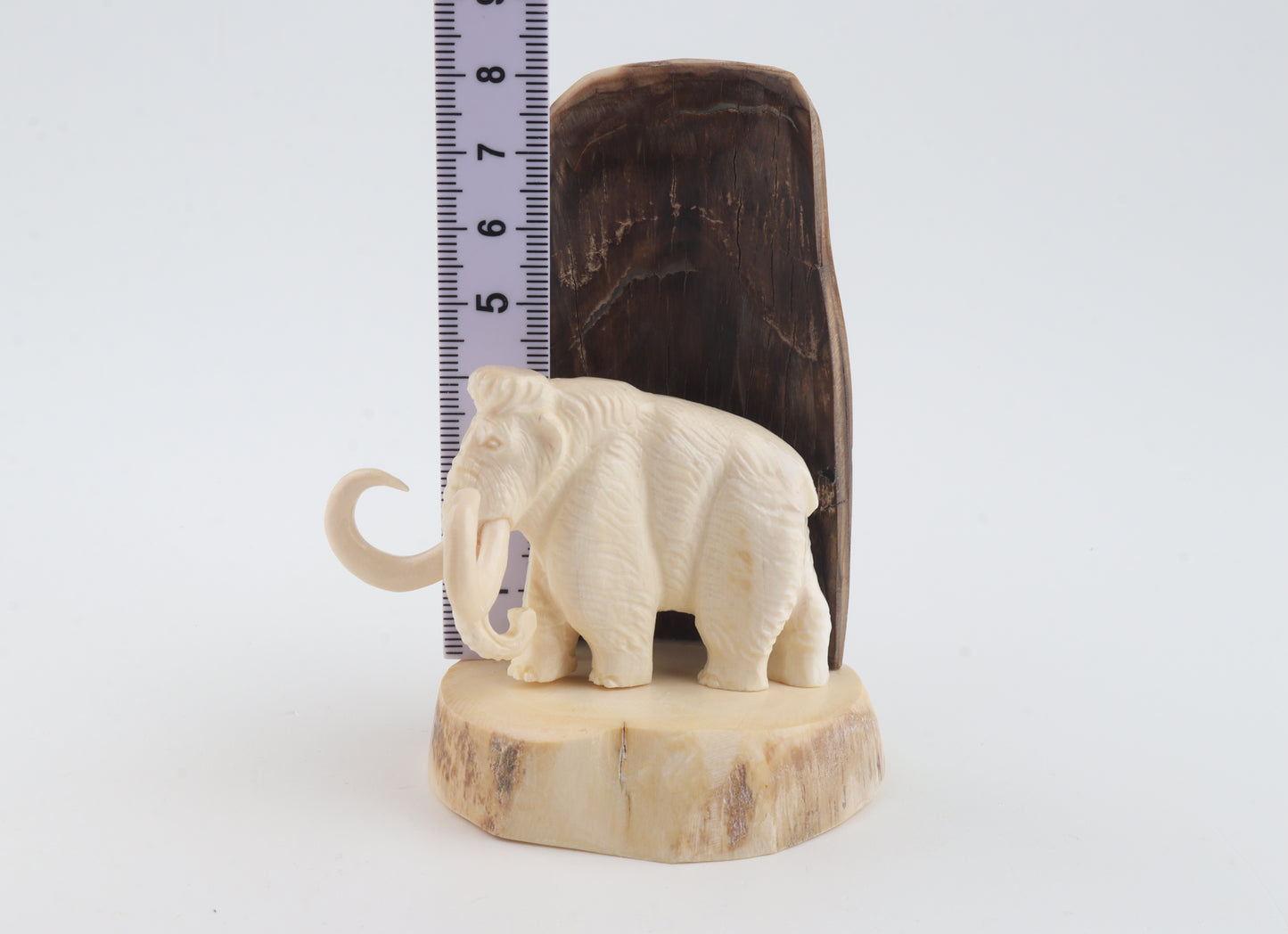 Carved woolly mammoth ivory figurine
