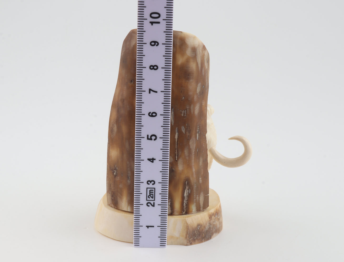 Carved woolly mammoth ivory figurine