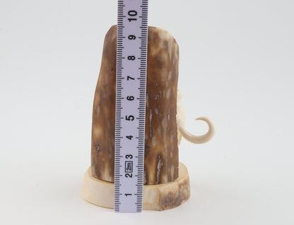 Carved woolly mammoth ivory figurine