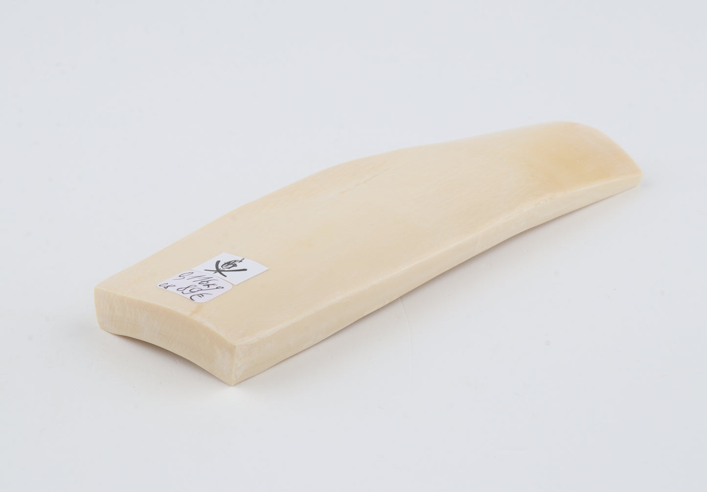 White mammoth ivory segment
