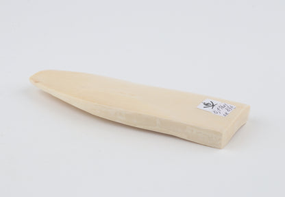 White mammoth ivory segment