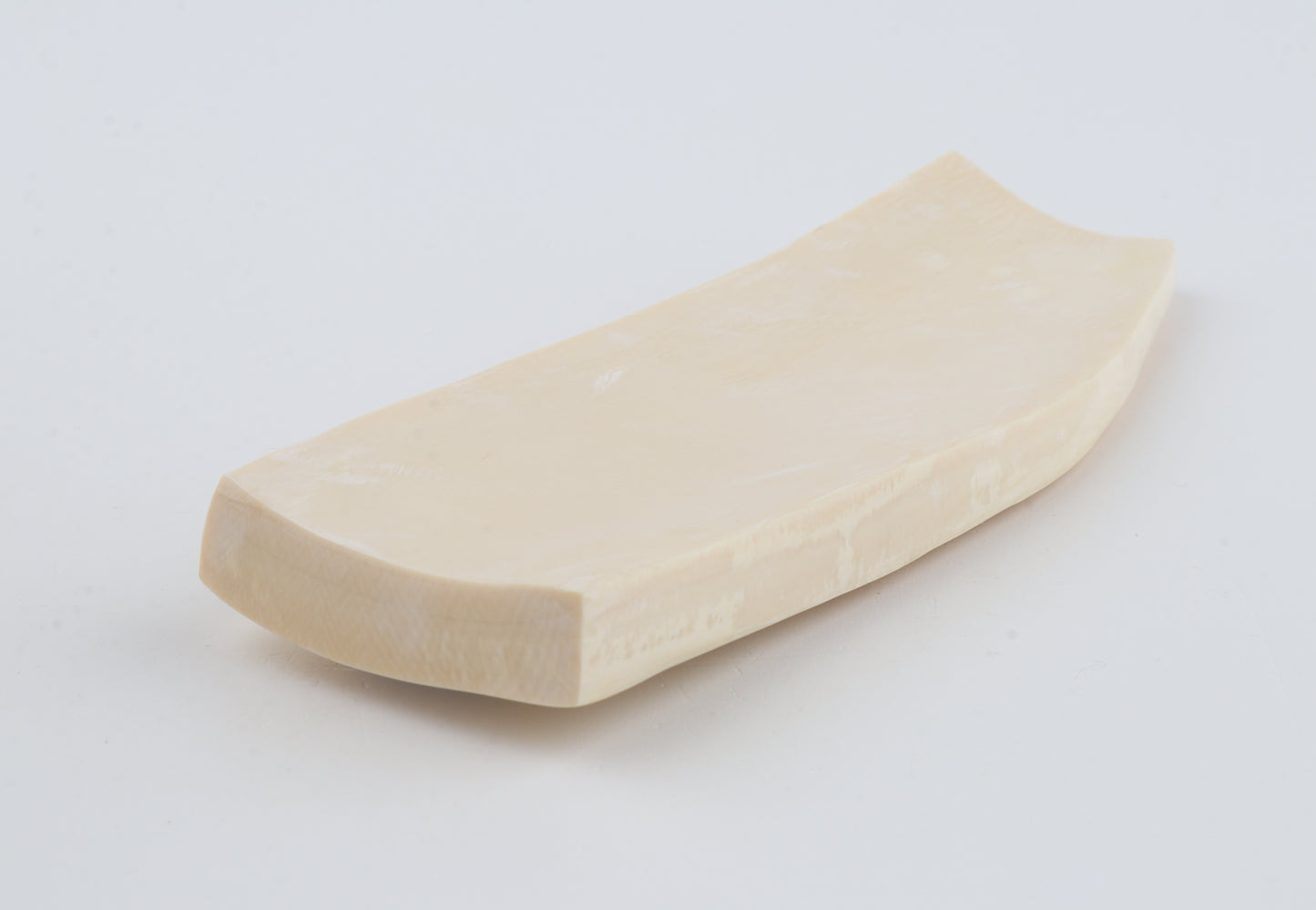 White mammoth ivory segment