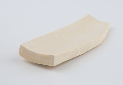 White mammoth ivory segment