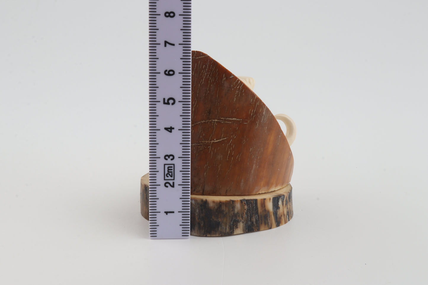 Carved woolly mammoth figurine
