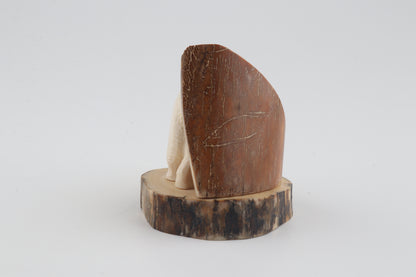 Carved woolly mammoth figurine
