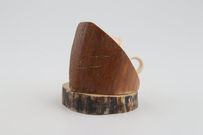 Carved woolly mammoth figurine