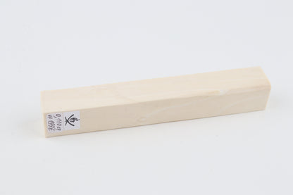 White mammoth ivory segment