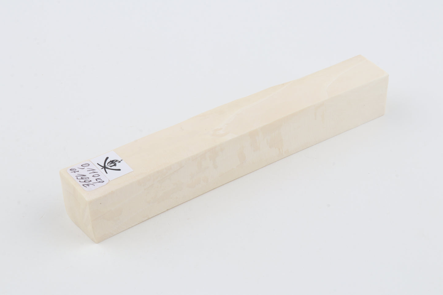White mammoth ivory segment