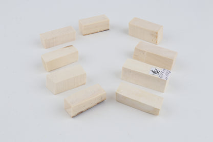 White mammoth ivory pieces