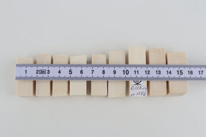 White mammoth ivory pieces