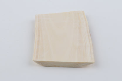 White mammoth ivory segment