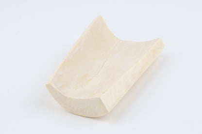 White mammoth ivory segment