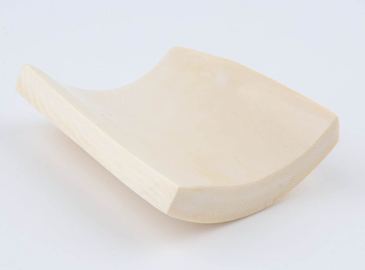 White mammoth ivory segment