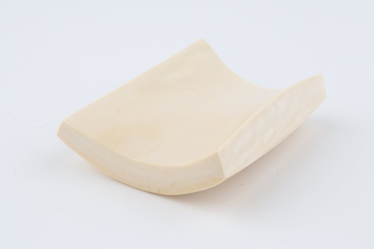White mammoth ivory segment