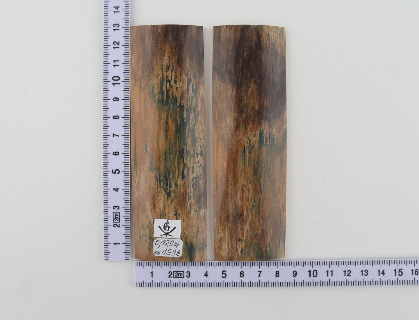 Natural mammoth bark scales