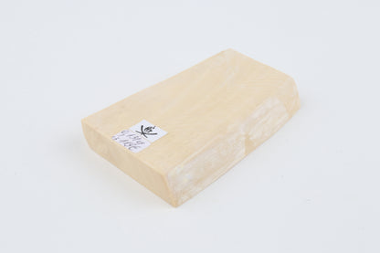 White mammoth ivory segment