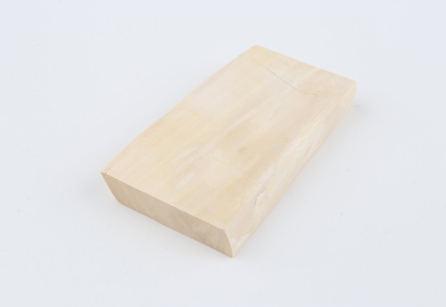 White mammoth ivory segment