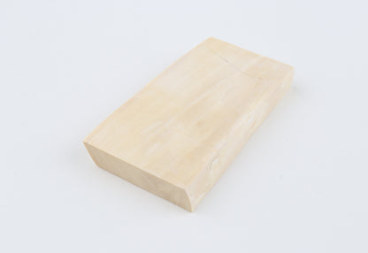 White mammoth ivory segment