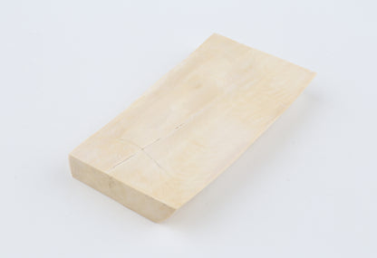 White mammoth ivory segment