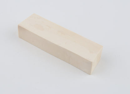 White mammoth ivory segment