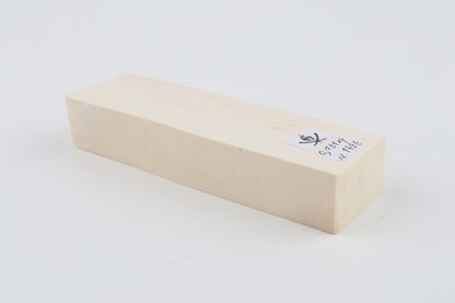 White mammoth ivory segment