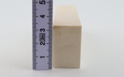 White mammoth ivory segment