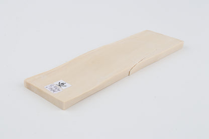 White mammoth ivory segment