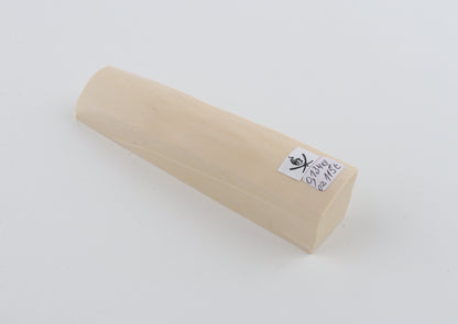 White mammoth ivory segment