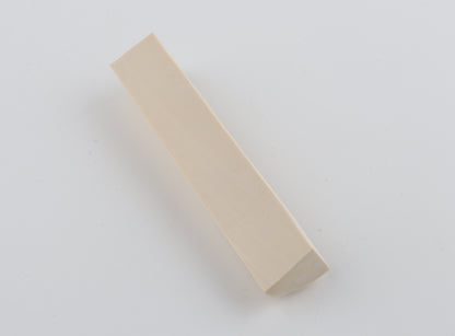 White mammoth ivory segment