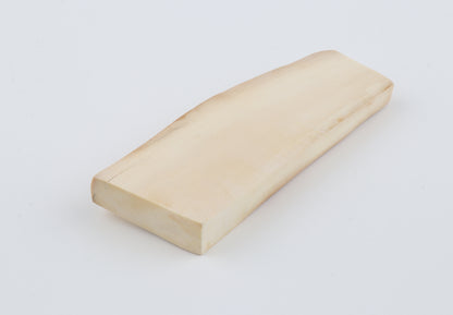 White mammoth ivory segment