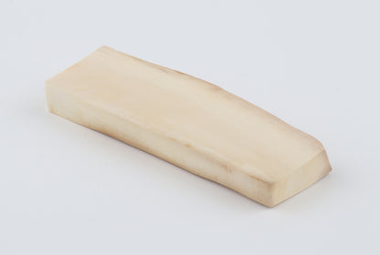 White mammoth ivory segment
