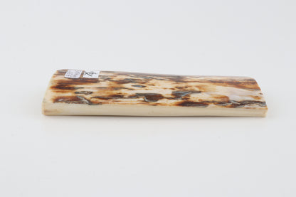 Brown-white mammoth ivory