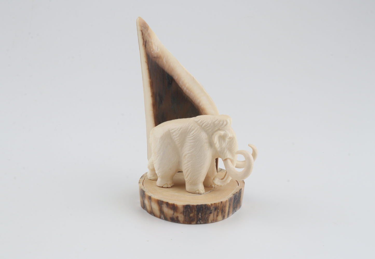 Carved mammoth ivory figurine
