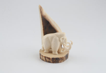 Carved mammoth ivory figurine