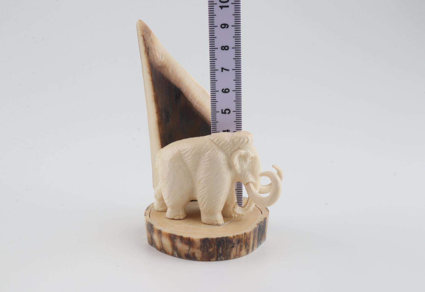 Carved mammoth ivory figurine