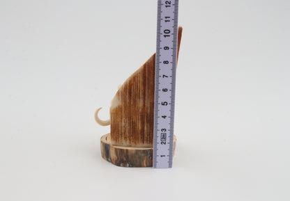 Carved mammoth ivory figurine