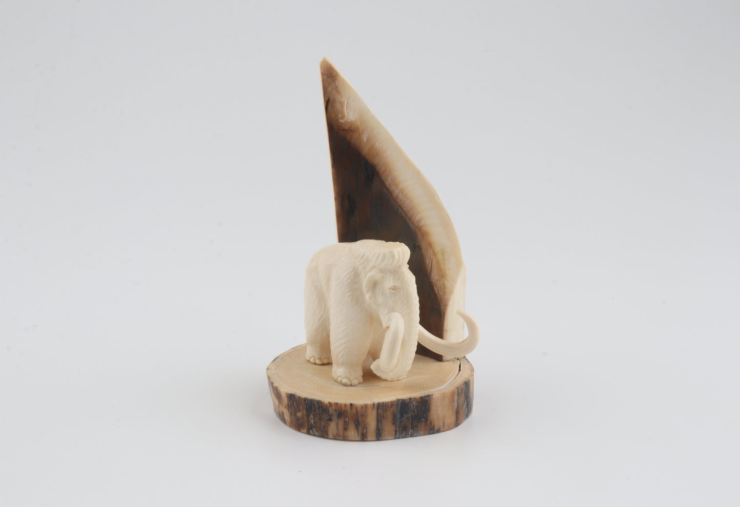 Carved mammoth ivory figurine