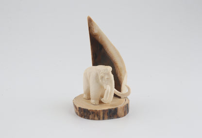 Carved mammoth ivory figurine
