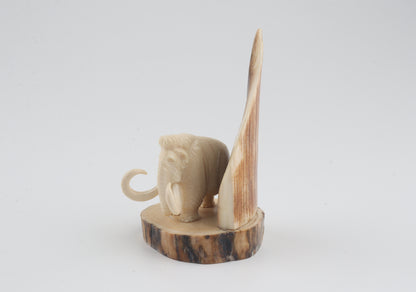 Carved mammoth ivory figurine