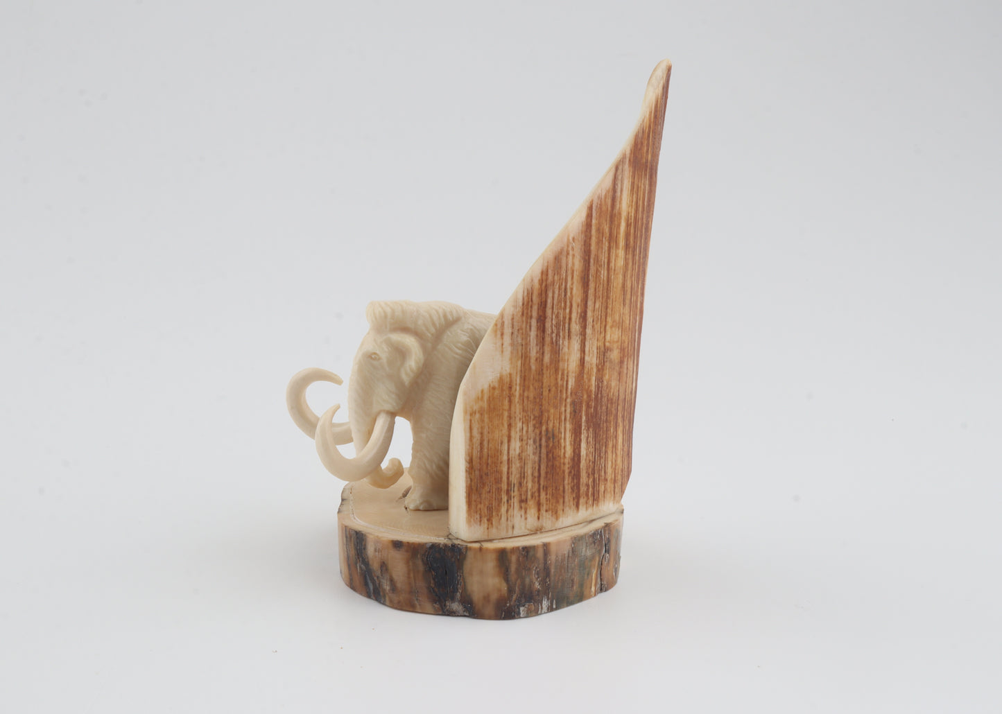 Carved mammoth ivory figurine