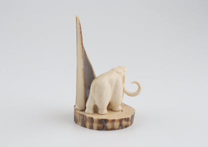 Carved mammoth ivory figurine