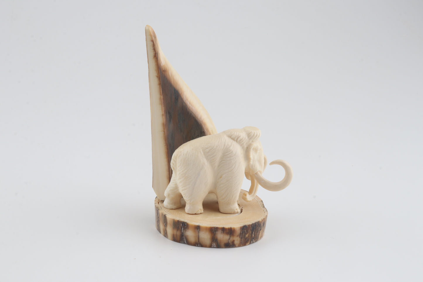 Carved mammoth ivory figurine