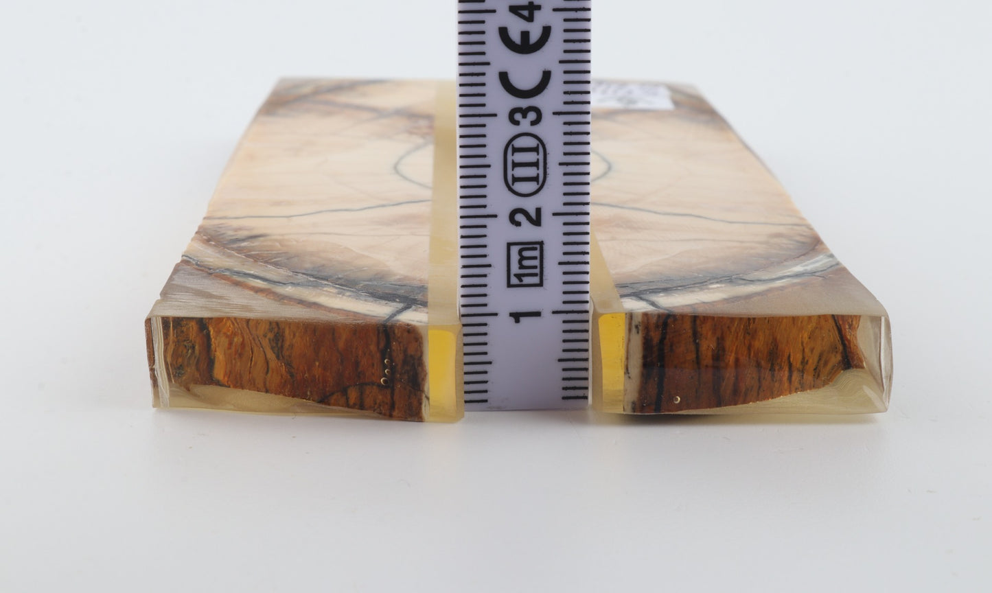 Stabilized mammoth ivory scales