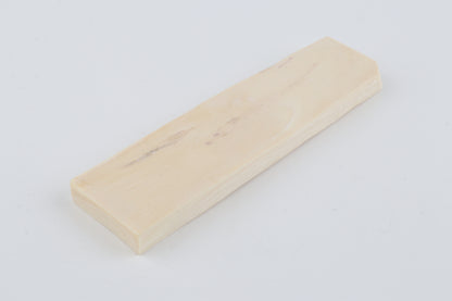 White mammoth ivory segment