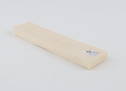 White mammoth ivory segment